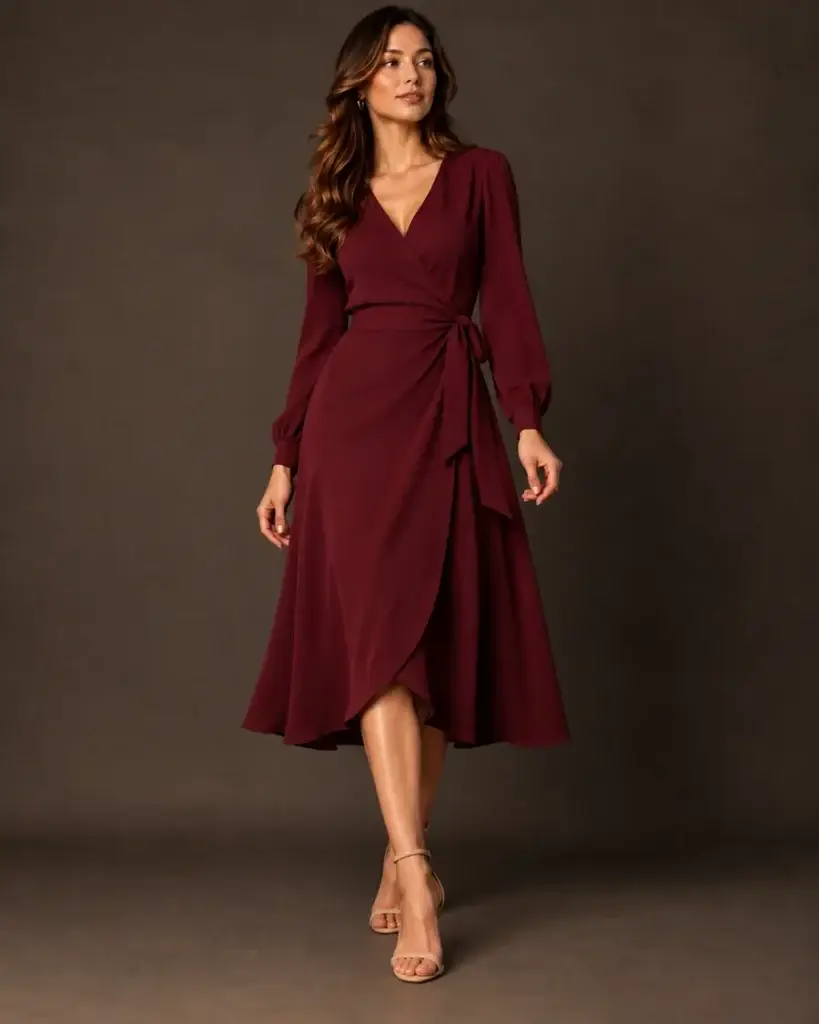 Molde Vestido Midi Envelope